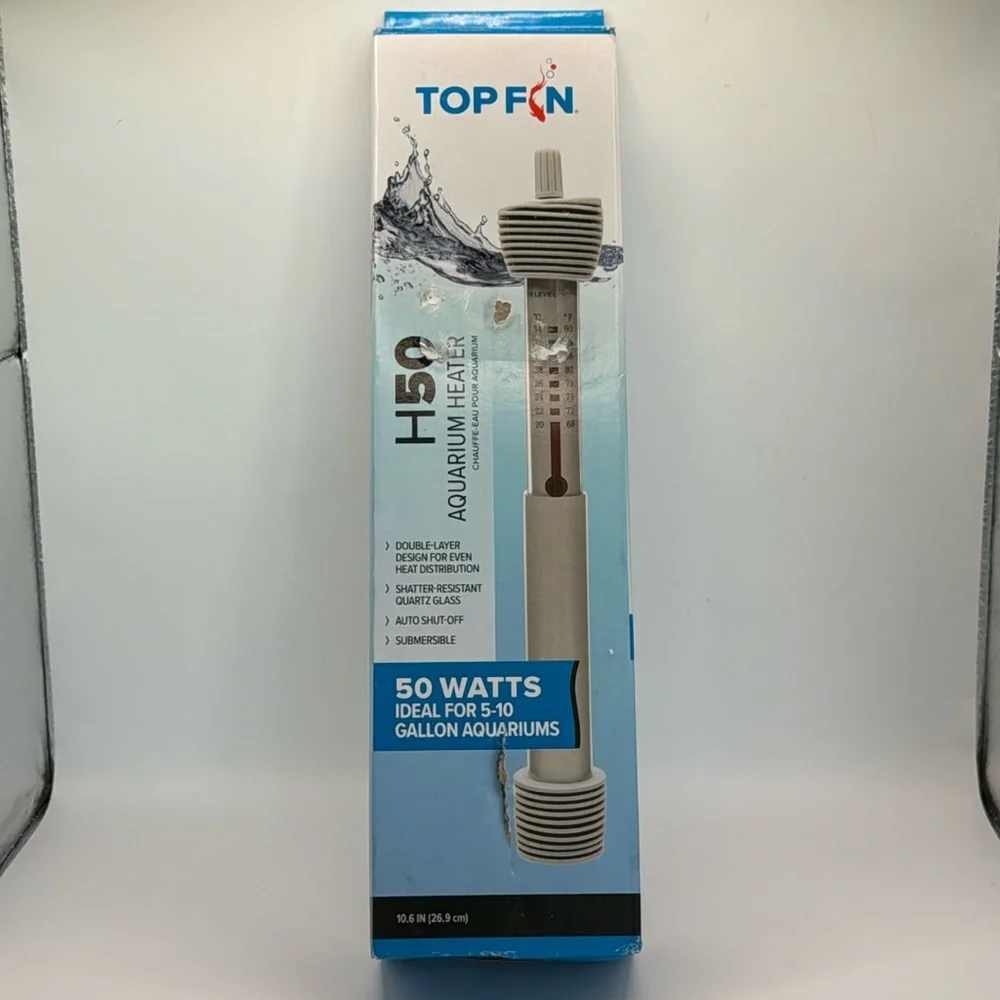 NIB TOPFIN™️ H50 50 WATT AQUARIUM HEATER